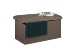 Relaxdays 10031616_709 Relaxdays Sitzbank Dunkelgrau 76,5 Cm