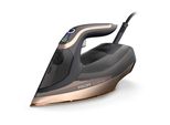 Philips | Azur DST8041/80 | Ferro Da Stiro A Vapore | 3000 W | Capacità Serbatoio Acqua 350 Ml | Vapore Continuo 80 G/Min | Potenziamento Del Vapore 260 G/Min | Nero/Oro