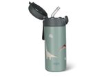 Zopa Termos Per Liquidi Con Cannuccia E Supporto In Silicone 350 Ml, Dino