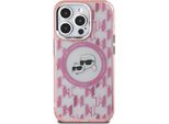 Karl Lagerfeld Klhmp15Mhmckmhp Iphone 15Plus 6.7 RóżOwy/Pink Iml Monogram Karl&Choupette Testa Magsafe