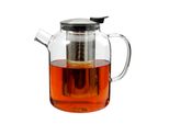 Teiera Maxxo 1,4L In Vetro Borosilicato, Filtro E Coperchio Inox, Artigianale, Lavabile In Lavastoviglie, Per Tè, Tisane E Frutta