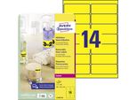 Etichette Avery Zweckform Stick&Lift, 99,1 X 38,1 Mm, Giallo