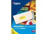 Etichette Per Indirizzi Agipa, 105 X 148,5 Mm, Giallo