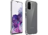 Akashi, Akashi Samsung Galaxy S20 Plus Custodia In Silicone, Antiurto, Trasparente