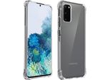 Akashi, Akashi Samsung Galaxy S20 Custodia In Silicone, Antiurto, Trasparente