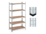 Relaxdays Scaffalatura Per Carichi Pesanti Zincata A 5 Livelli