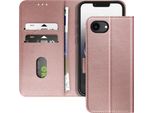 Avizar, Custodia Per Iphone 16E Portafoglio Con Patta E Supporto Video, Oro Rosa