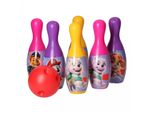 Set Da Bowling Paw Patrol Giocattolo Da Esterno Per Bambini 6 Birilli E Una Palla Da Bowling