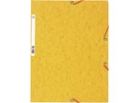 Cartella Con 3 Lembi Ed Elastico Cartoncino Manila 400G-M2 - A4 Giallo