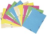Exacompta 55550E Cartella Angolare Exacompta, Din A4, Cartone, Colori Assortiti