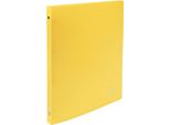 Exacompta 51196E Raccoglitore Ad Anelli In Pp Con Meccanismo A 4 Anelli Din A4 Giallo