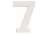 Clayre & Eef Number 7 62860-7 8*5 Cm - Mdf Bianco Number Seven