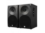 Woxter Dynamic Line 410 Bt - Altoparlante Stereo 2.0 150W Di Potenza, Bluetooth, Legno, Woofer Da 4 Pollici, 2 Tweeter Da 3,5 Mm, Rca, Controllo Volume, Alti, Bassi, Autoparlante, Colore Nero
