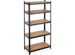 Relaxdays 2 Scaffali Per Carichi Pesanti 180X90X45 Nero