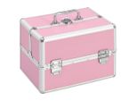 The Living Store Astuccio Per Cosmetici 22X30X21 Cm Rosa Alluminio
