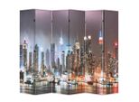 The Living Store Divisorio Pieghevole 228 X 170 Cm New York Di Notte