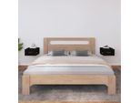 The Living Store Comodini Da Parete 2 Pezzi Neri 40X29,5X22 Cm