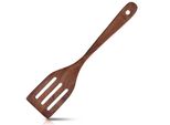 Spatola In Legno Layba. Spatola Con Fessure (31 Cm) Spatola Da Cucina Con Fessure, Resistente Al Calore E Senza Graffi, Utensile Da Cucina In Teak Per Padelle Antiaderenti