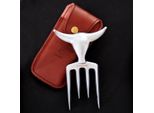 Fondina In Pelle Steak Champ Per Bull Fork - Clip Da Cintura