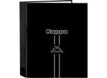 Raccoglitore Ad Anelli Kappa Dark Black A4 27 X 33 X 6 Cm