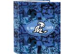 Raccoglitore Ad Anelli El NiñO Roller Blu Nero A4 27 X 33 X 6 Cm