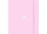 Raccoglitore Ad Anelli Benetton Unique Pink Turchese 27 X 32 X 4 Cm