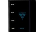 Raccoglitore Ad Anelli Blackfit8 California Blue Black 27 X 32 X 3,5 Cm