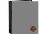 Raccoglitore Ad Anelli Blackfit8 Old School Nero Grigio A4 27 X 33 X 6 Cm