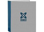 Raccoglitore Ad Anelli Munich Street Blu Grigio A4 27 X 33 X 6 Cm