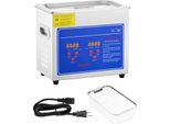Succebuy Pulitore Professionale Ad Ultrasuoni 2,85 L, Timer E Riscaldatore Digitale, Acciaio Inox, Occhiali, Orologi, Anelli, Minuteria, Argento