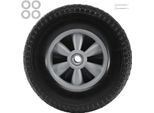 Succebuy Ruota Runflat In Pu, 10 Pollici, Confezione Da 2, 180 Lbs Di Carico Dinamico, 220 Lbs Di Carico Statico, Pneumatici Tubeless A Prova Di Foratura Per Carrelli Manuali, Carrelli Da Trasporto, Carrelli, Rimorchi Da Giardino