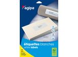 Agipa 119643 Etichette Universali Agipa - Confezione Piccola, 210 X 297 Mm, Bianco