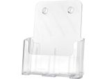 Deflecto 74901 Deflecto Portadepliant, Angolare, Din A5 Verticale, Cristallino