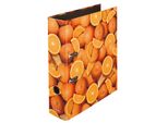 Herlitz Motivordner Max.File Orangen, A4, Rckenbr: 80 Mm