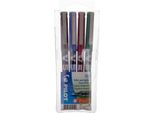 Pilot Rollerball Hi-Tecpoint V5, Confezione Da 4 Pezzi, Colori Assortiti