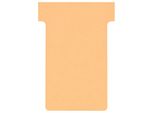Nobo T-Karten, Gr”áE 3 / 92 Mm, 170 G/Qm, Orange