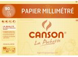 Canson Millimeterpapier, Din A4, 90 G/Qm, Farbe: Dunkelbraun