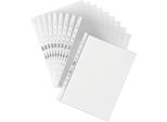 Durable Busta Perforata Premium A4 In Pp Extra Lucido Busta 10 Pezzi, 10 Pezzi, Trasparente, 267819