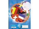 Landr Vokabelheft Din A4, 2-Spaltig, 32 Blatt, 80 G/Qm