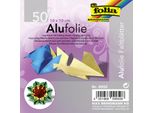 Folia 9950 Folia Fogli Pieghevoli In Alluminio, 100 X 100 Mm, 50 Fogli, Assortiti