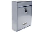 Relaxdays 10017415_55 Relaxdays Briefkasten Design Silber
