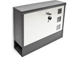 Relaxdays 10017418_260 Relaxdays Briefkasten Schwarz