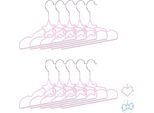 Relaxdays 40 X Appendiabiti Per Bambini Star Rosa Chiaro