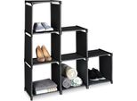 Relaxdays Scaffale A Gradini Con 6 Scomparti