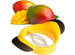 Relaxdays 2 X Affetta Mango Con Lama In Acciaio Inox