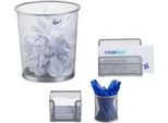 Set Di Organizer Da Scrivania Relaxdays, 4 Pezzi