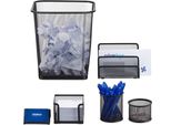 Set Di Organizer Da Scrivania Relaxdays, 6 Pezzi