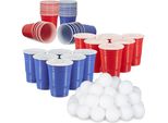 Relaxdays Set Da Beer Pong Da 148 Pezzi