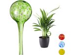 Relaxdays 20 Palline Per Annaffiare In Vetro Verde