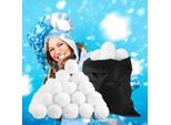 Relaxdays Palle Di Neve Artificiali In Un Set Di 50 Pezzi